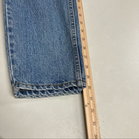 LEVI’S, VINTAGE 550, Size 11 Medium Jr’s,Blue, Made in USA in 04/96, Relaxed Fit - Picture 6 of 13